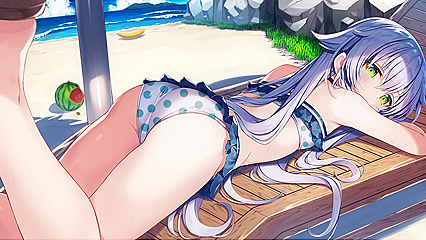 Holy shitlords! Altinahottie in her wet-asfuck bikini is gonna make your dick explode with this hentaified beach pic!