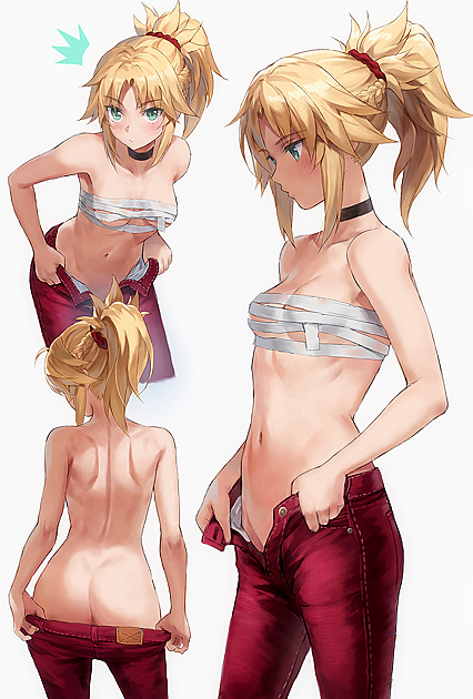 Horny AF Morgoth Red Jeanzz Get Pounded by Hentaified Swordsmen in XXX Pic