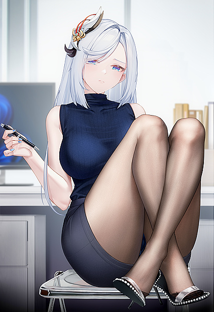 Hella Hot Hentaified Office Slut Gets Pounded on Her Desk by The Incredible Mr X