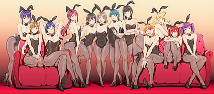 Horny bitches get their pussies licked by furry rabbits in hentaicontents