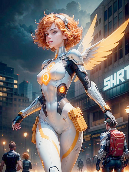 Futuristic Helmet Focuses Pleasure in Blurry hentai AI Fantasy