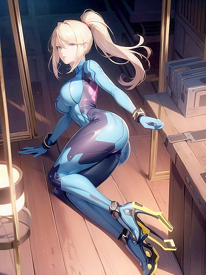 Samus from Metroid Corrupted by High-Level Hentai Pleasure
