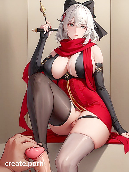 Okita Souji from Fate/Grand Order Gets Foot Worship and Toe-Curling Ecstasy