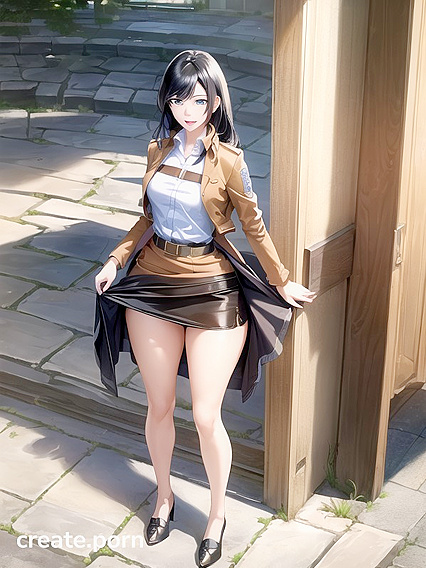 Cute Front View Hentai with an ExtremelyLarge Ass