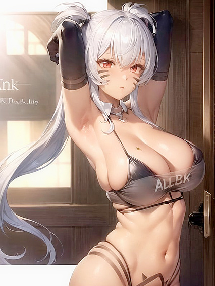 Fit Yogini with Large Breasts Flexes in Steamy Hentai Picture