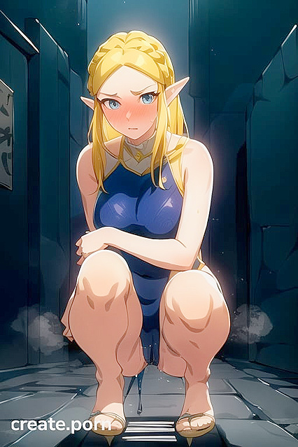 Zelda in Blonde Bikini Enjoys Steamy Swimwear hentai Adventures