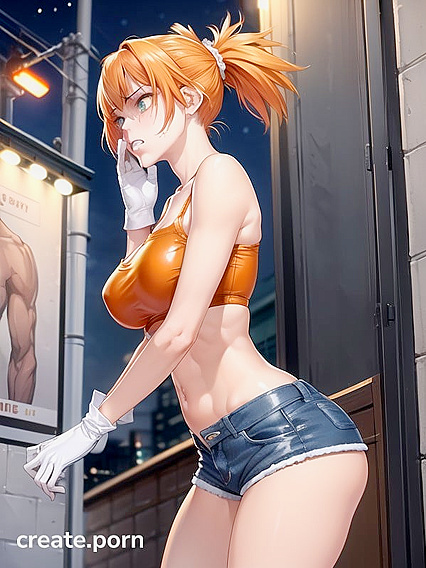 Big-Assed Beauty Teases with Face Touching and Headband in Seductive Hentai Scene