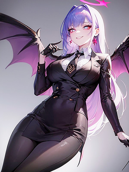 Villainous Skinny Beauty Bares Her Fangs for Sinful Hentai Pleasure