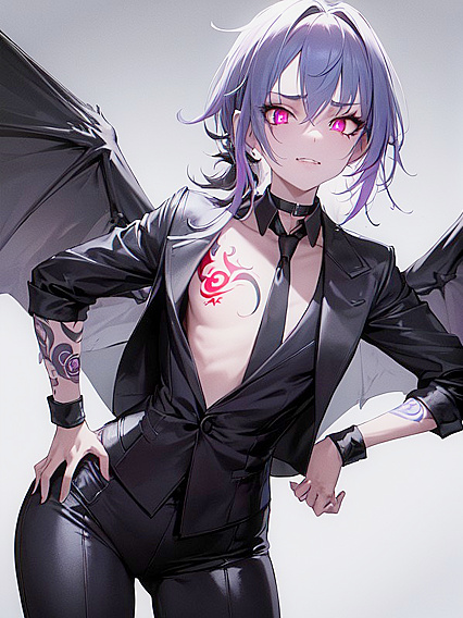 Villainess with Earrings and a Seductive Grin in Steamy Hentai Scenes