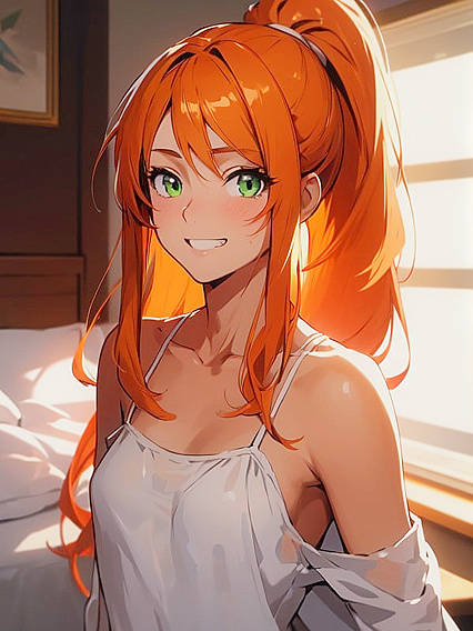 Green-Eyed Beauty Enjoys Long-Length Passion in SteamyAnime Hentai