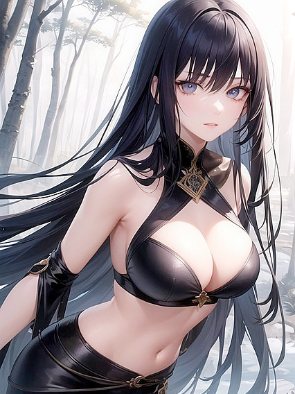 MysticalForest Enchants with Seductive Aura and Supernatural Charm in Ethereal Hentai Scenes