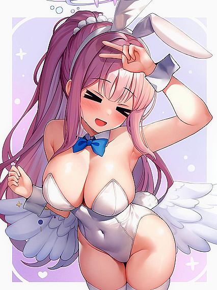 Holy Harem! MIKA THE BUNNY ANGEL Gets XXX-TRA Naughty with Her Heavenly Hooves!