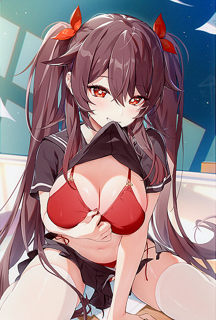 Pic of Hu Taos Huge Wang in School Uniform - So Horny Youll Cum Your Pants!