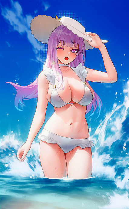 Horny AF cutIE gets wet n wild on da BEACHH shawty! XxX