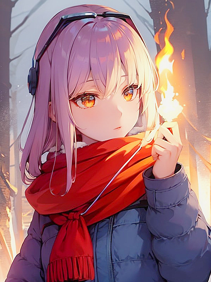 Colorful Winter Wonderland: HotGirl 18+ Lifts Her Parka for Steamy Snow Sex