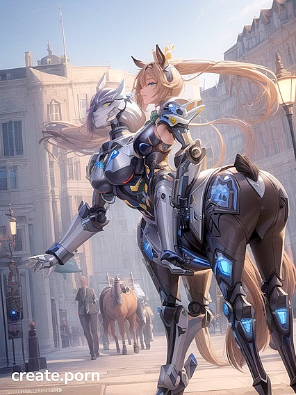 Cute Centaur Gyroid Girl 18+ Bound in High-Res Hentai Action