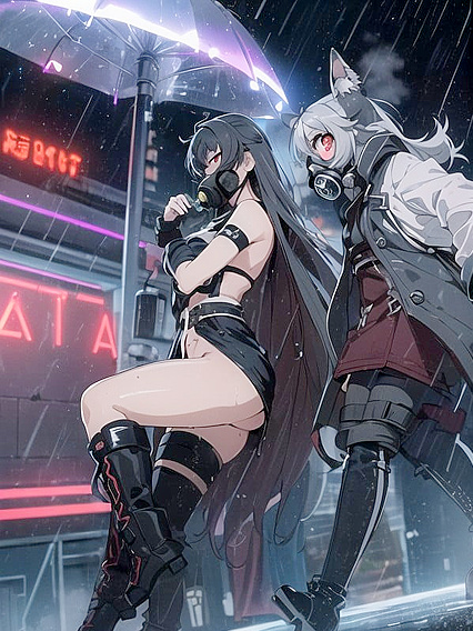 Muscular Red-Eyed Demigod Unleashes Bloody Passion in Intense Hentai Action