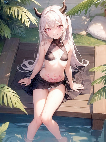 Smiling Face in Wet Clothes negativity art Hentai Pleasure