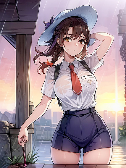 Horny Teen 18+ with Massive Ass Rides the Breeze in Wild Hentai Action