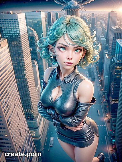 Tsunami Sweeps Away Mini People in the City for Naughty Hentai Adventures