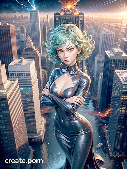 Tiny 18+ People Fleeing Danger, Muffled Screams, Sexy Dress in Hentai Action