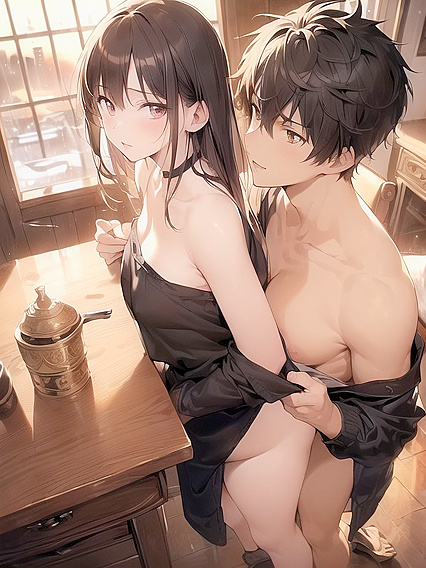 Sexy Waitress in Tight Blouse Gets Pleasured at the Restaurant in Hentai Action