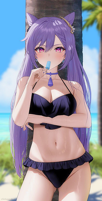 Hella Hot Hentai XXX Summer Body Fap Pic - Kekekegurashi no Nichijou