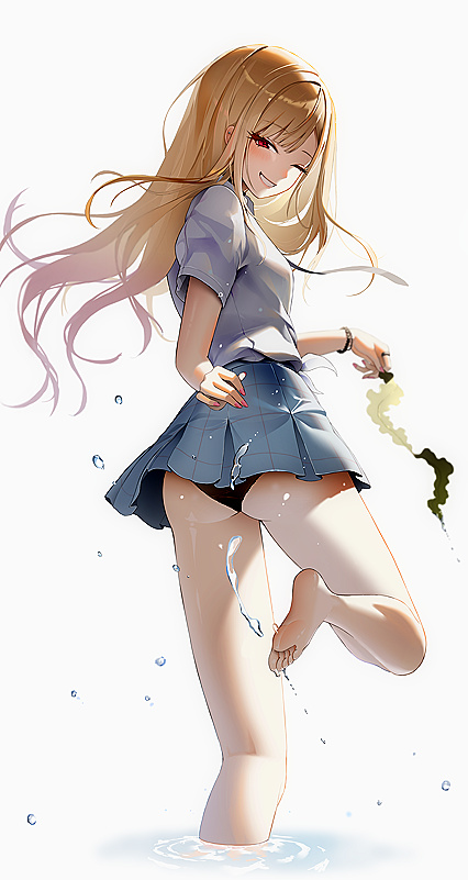 Holy shitlords! Cutie pie Mari flashes her teeny weenie thong in MyDarlin'