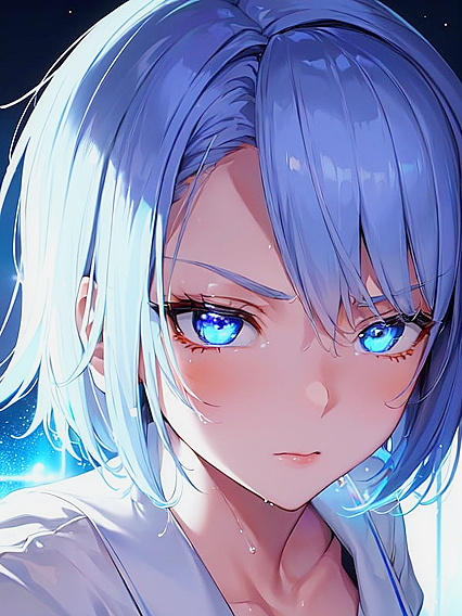 Cute Face Lit Dramatically in Intense Close-Up Hentai Scenes