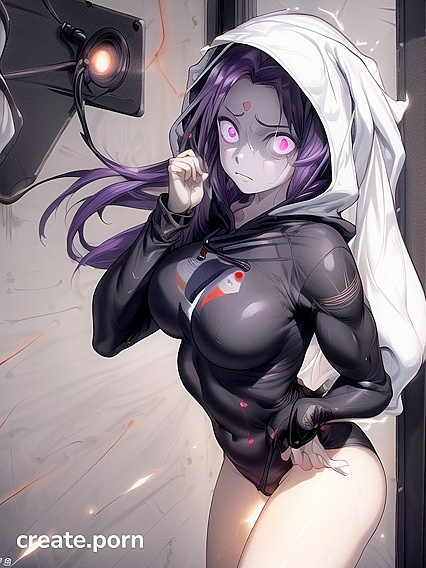 Raven from Teen 18+ Titans Gets Intimate in a Steamy Close-Up Anime Scene