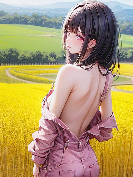 Panoramic Golden Rice Fields Detailed inErotic Hentai Scenes