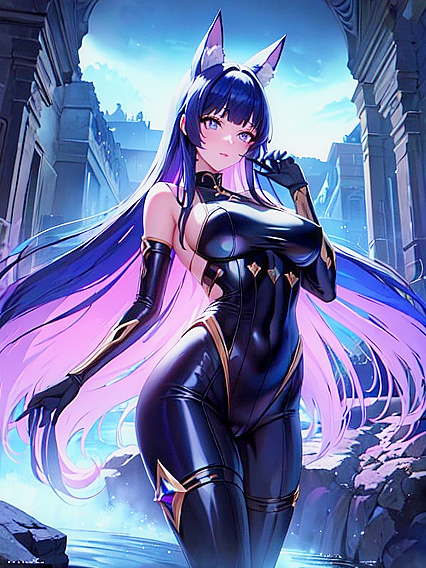 Explore Luminescent Plants and Mystical Creatures in a Panoramic Erotic Fantasyscape