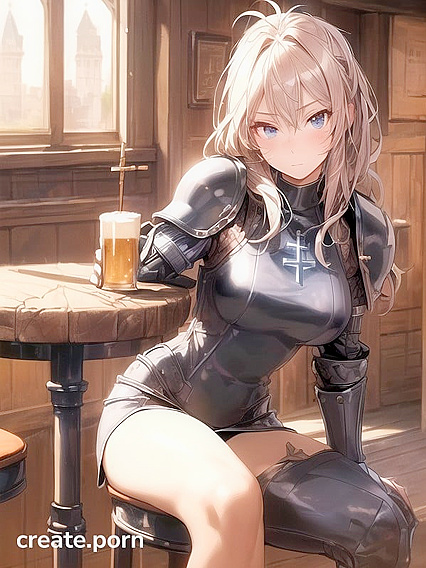 Armored Beauty in Medieval Fantasy SFW Hentai Pleasure