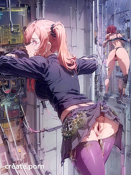 Advanced Glowing Mechanical WallΗntai with Intricate Smooth Details