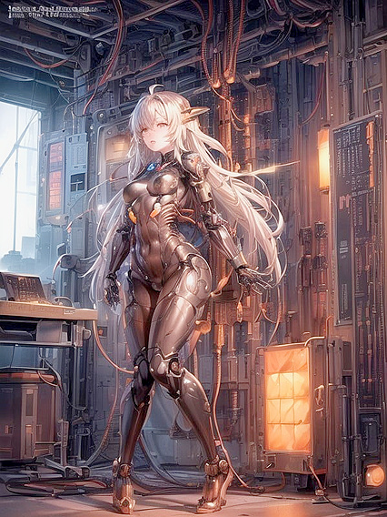 Mechanical Body with Cables and Claws for Intense Hentai Pleasure