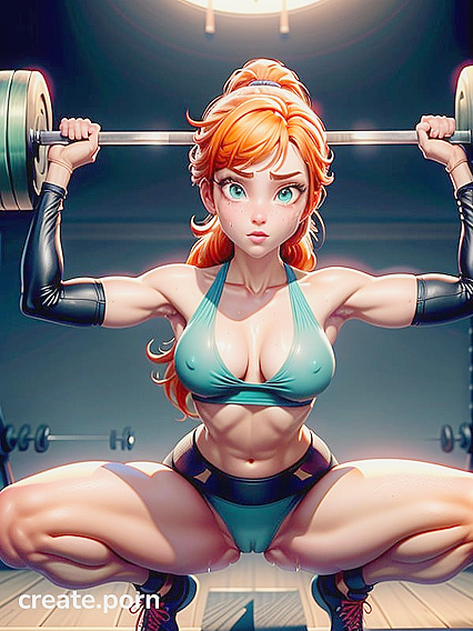 Sweaty Beauty with Tiny 18+ Bra Covering Just Her Nipples Rides a Massive Snowman in Hentai Ecstasy