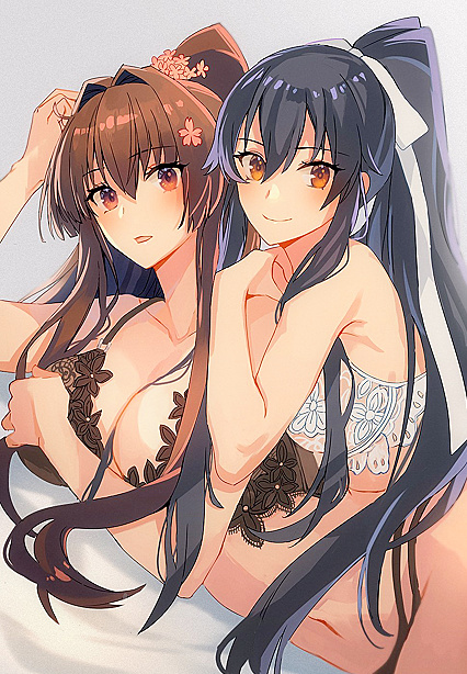 Doubling down on dick-drenching delight with dual dolphin girls in hentaicontrolled KanCollege