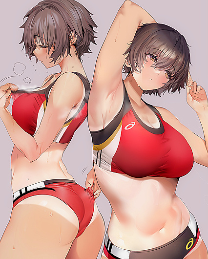 Horny AF Track Sluts & Their Tan Lines - XXX HENTAI PICS!