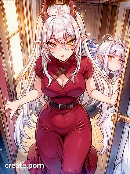 Silver-Haired Beauty Resembling Meru Enjoys Intense Hentai Pleasure Masterpiece