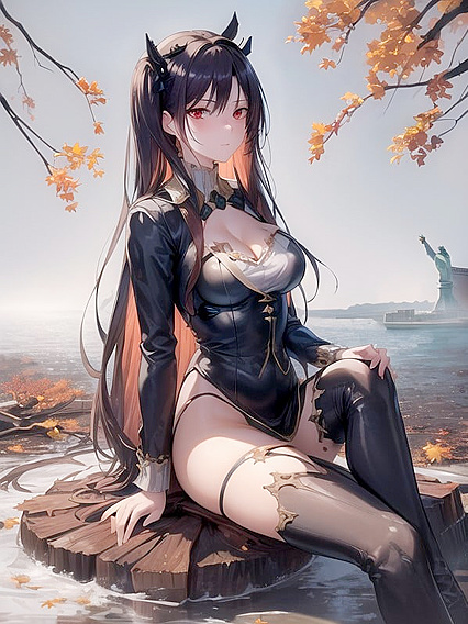 Mysterious Decay: Statue of Liberty and Abandoned Moon Base in BDSM Hentai Fantasies