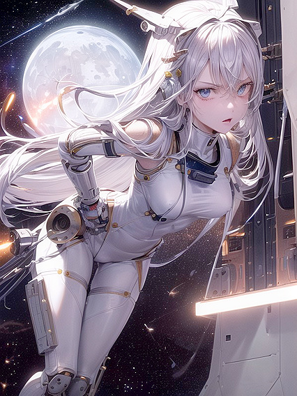 Glowing Machine and Mechanical Restraints Heat up Emp's Hentai Desires