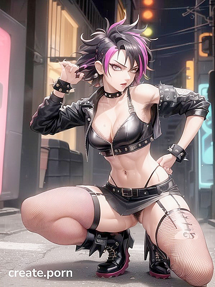 Choked and Dressed in Black: A Seductive Makeup Hentai Fantasy