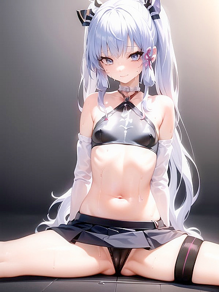 Thick LongEyelashes and CumDrippedPanties in Softly Lit Hentai Action