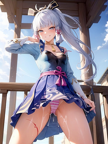 Kamisato Ayaka’s Mini Version Gets Intense Groin Tattoo in Erotic Hentai Scene