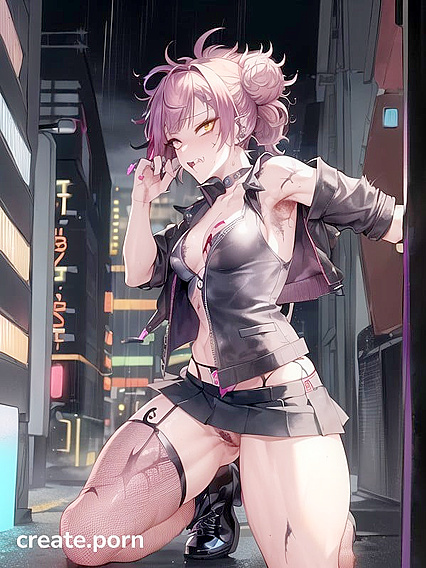 Retro Hentai Fantasy: Mini Skirt and Bushy Beauty Seduction