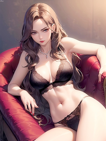 Close-Up Hentai Porn: She Looks Over Her Shoulder Giving You A Pearl Necklace Show