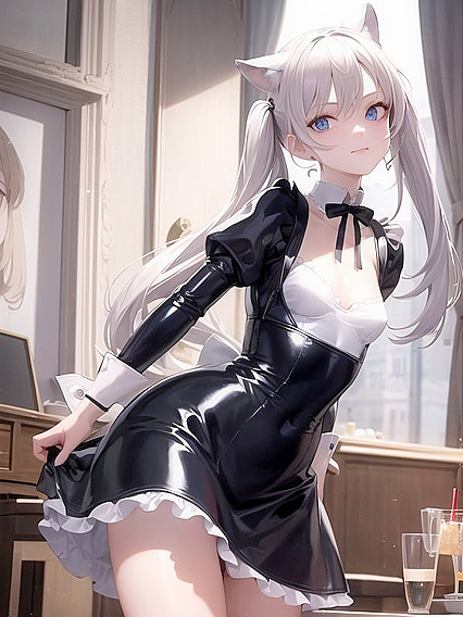 Trey Served by Seductive CatGirl 18+ with Slit Pupils in Kinky Hentai Action