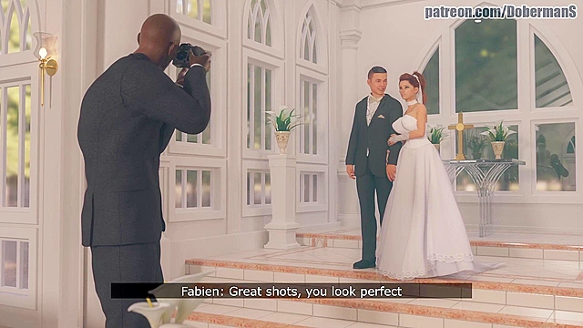 Beautiful bride cheats on her wedding day with a huge black cock