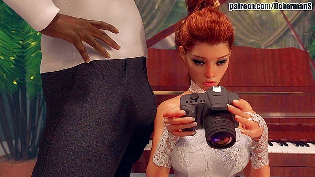 Beautiful bride cheats on her wedding day with a huge black cock