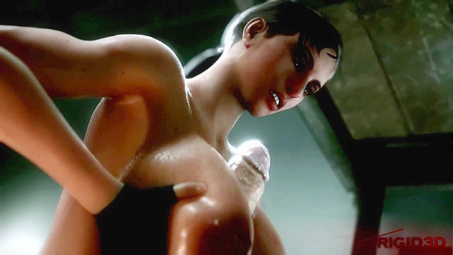 Jill Valentine Titty fuck and 3d big ass Reverse Cowgirl